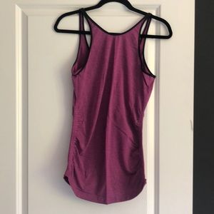 Purple workout top